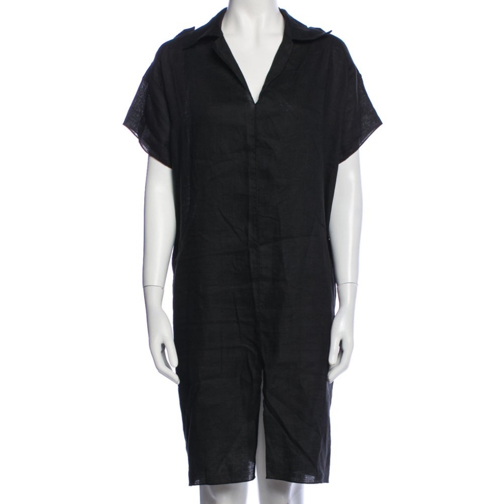 Shamask wool cap sleeve shirt dress